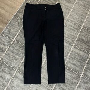 Loft Julie straight dress pants black size 4 petite